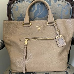 Prada Vitello Daino Tote
